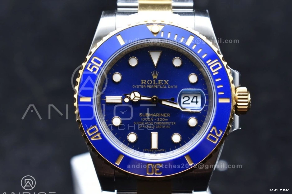 Seasonal Best 1:1 Edition Dial YG Ceramic Steel VS VSF 116613LB Blue 904L Submariner 1132 Blue 0901